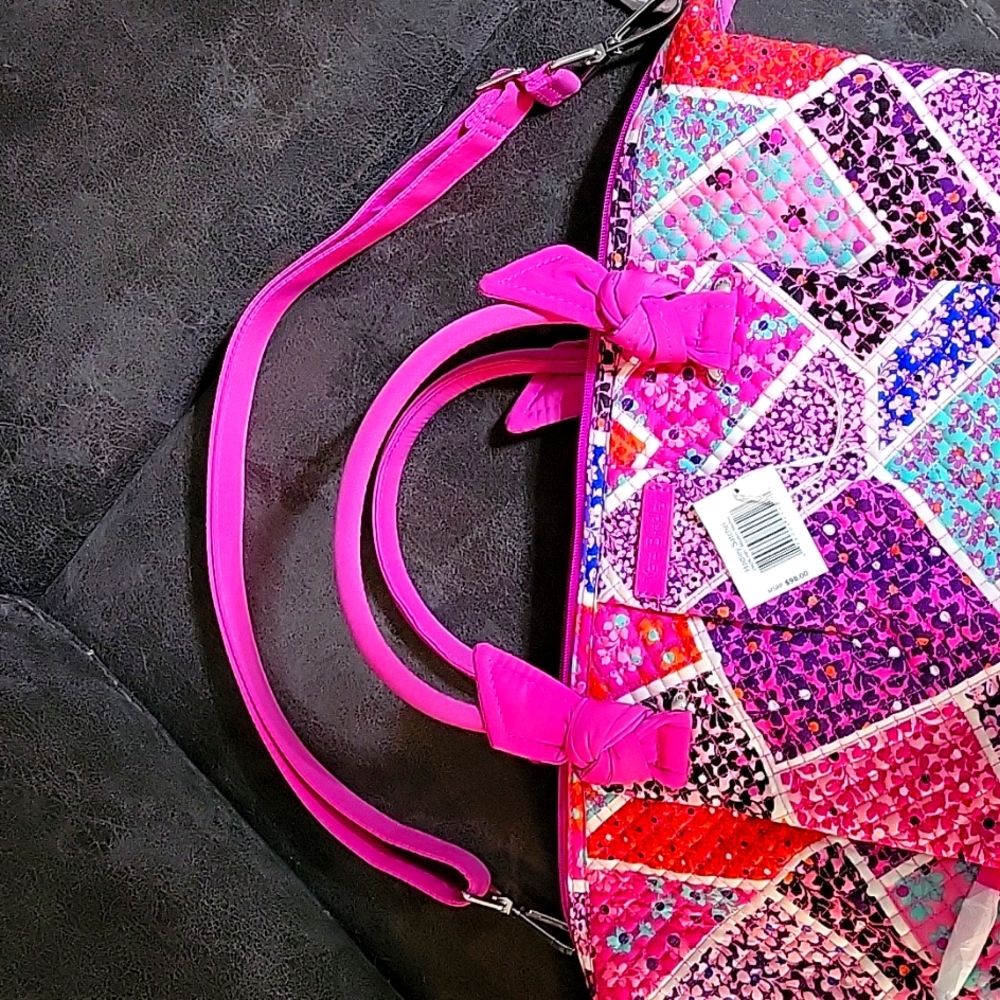Vera Bradley Hadley Satchel in Modern Medley